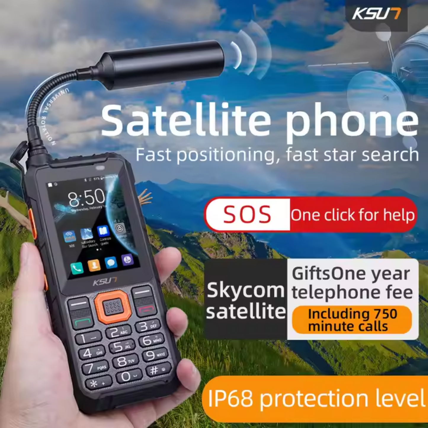 KSUN UltraTough K30 Walkie Smartphone