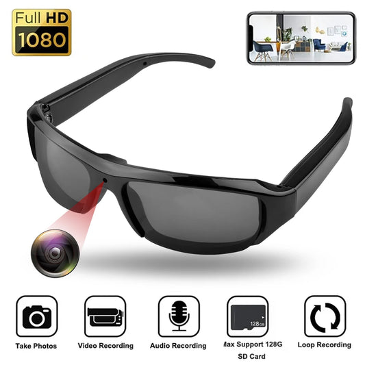 HD 1080P Glasses Mini Camera