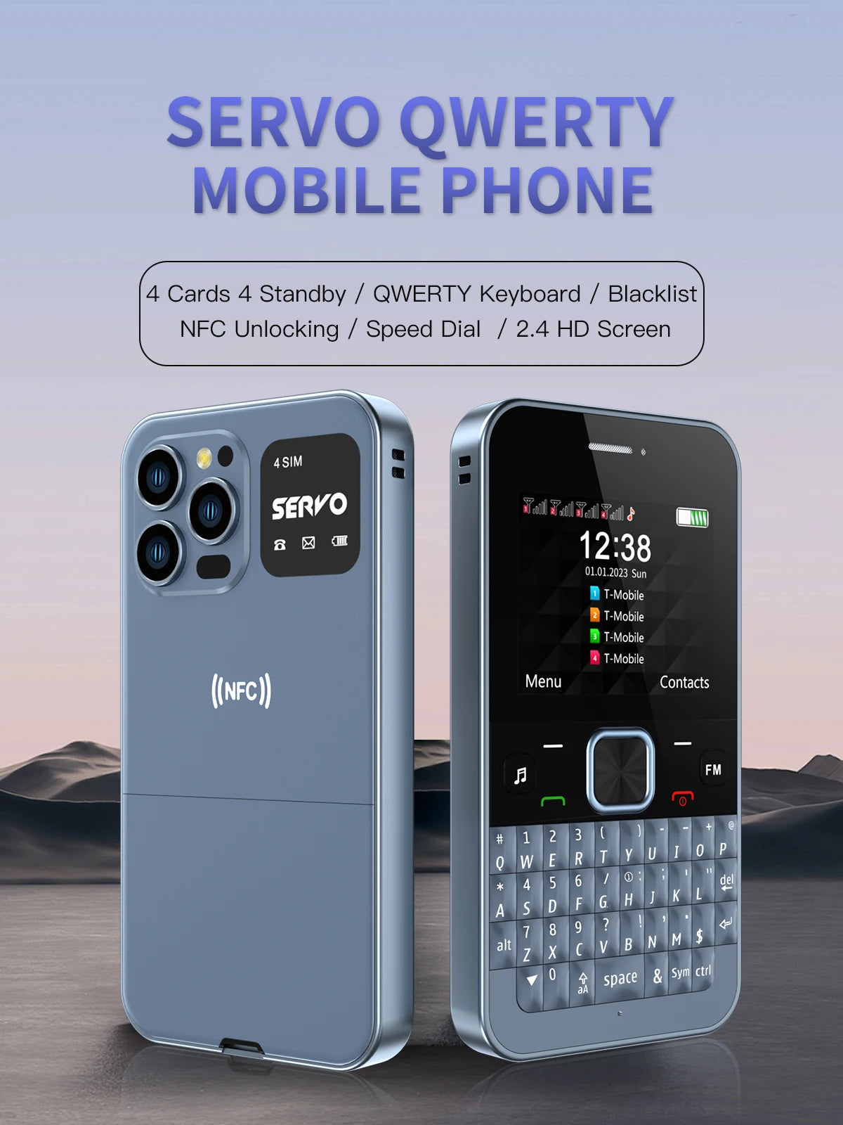 SERVO Ultra700 QWERTY Mobile Phone