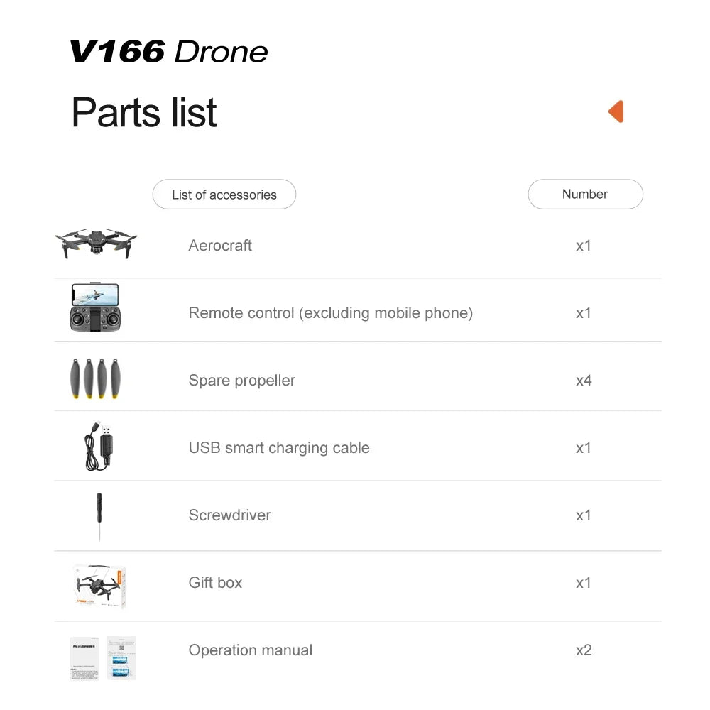 V166 Mini 8K FPV Drone