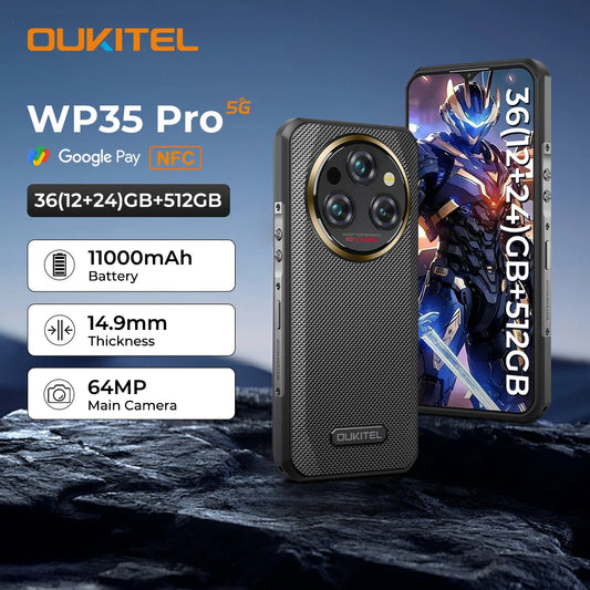 Oukitel WP35 Pro 5G Rugged Satellite Phone