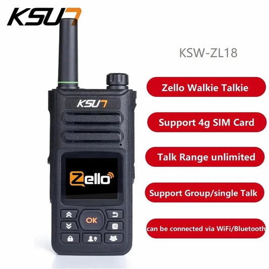 KSUT ZL18 4G POC Walkie Talkie