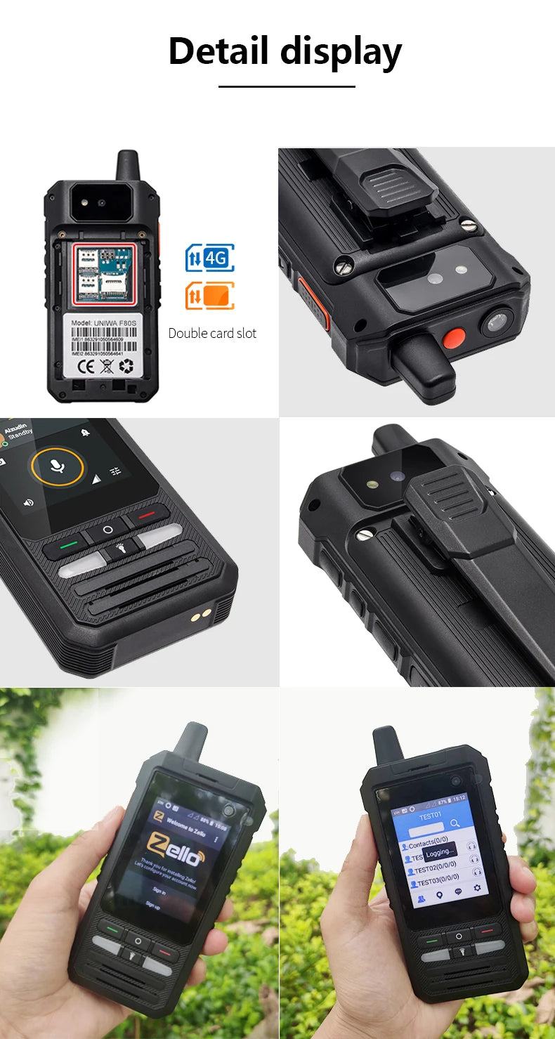ANYSECU W8Pro 4G Android Network Radio Satellite Phone