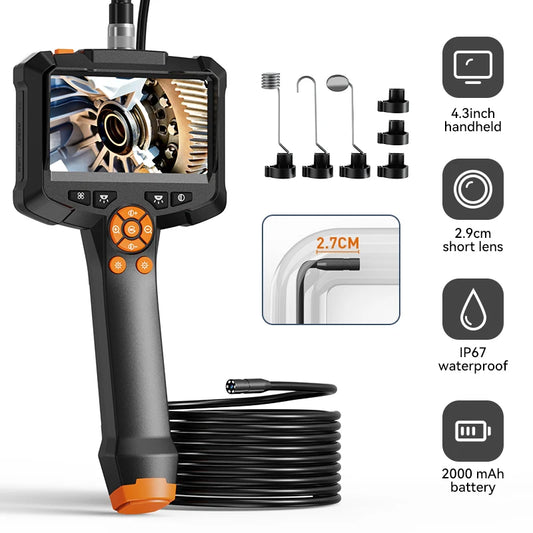 1080P Industrial Endoscope with 4.3" Screen