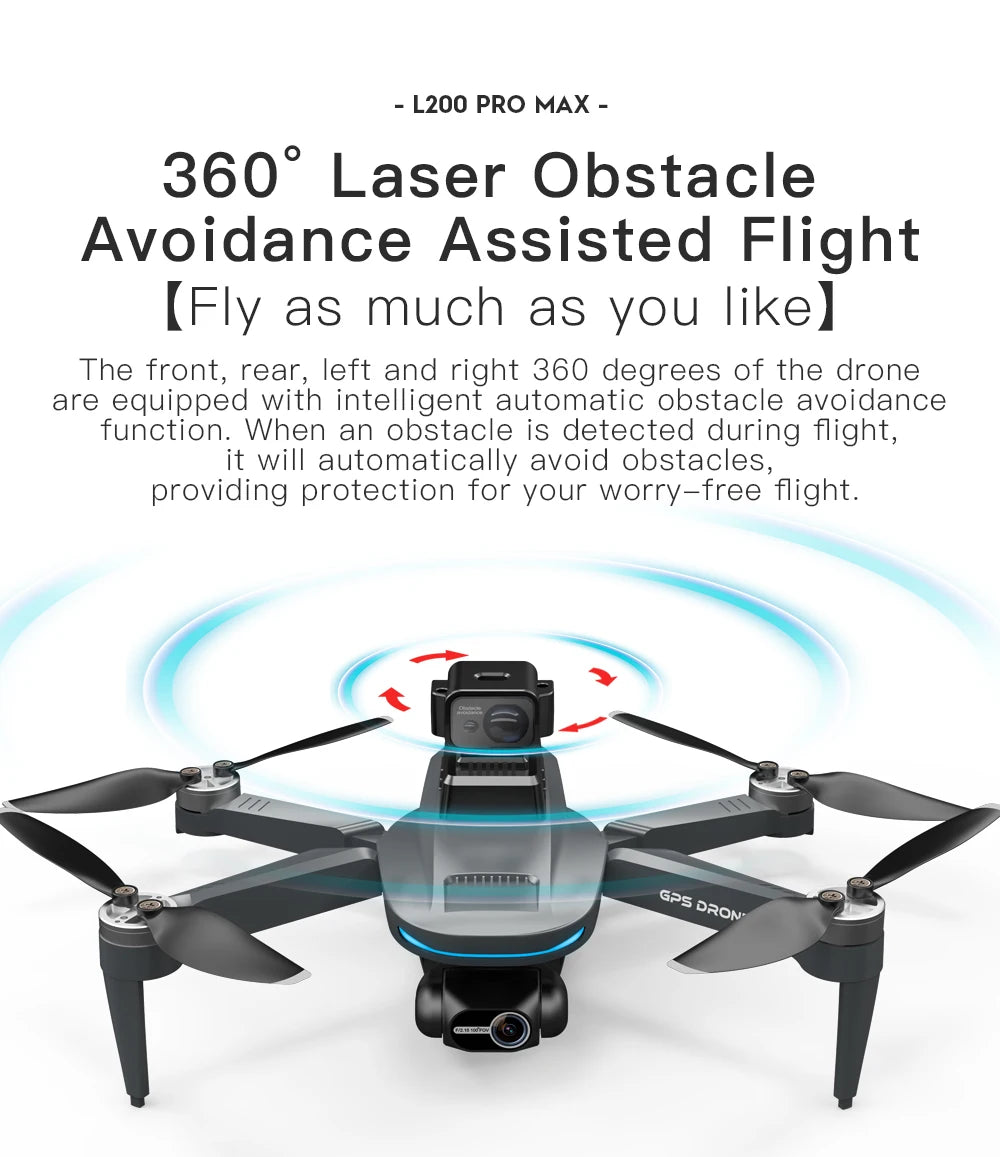 L200 Pro Max 4K GPS Drone