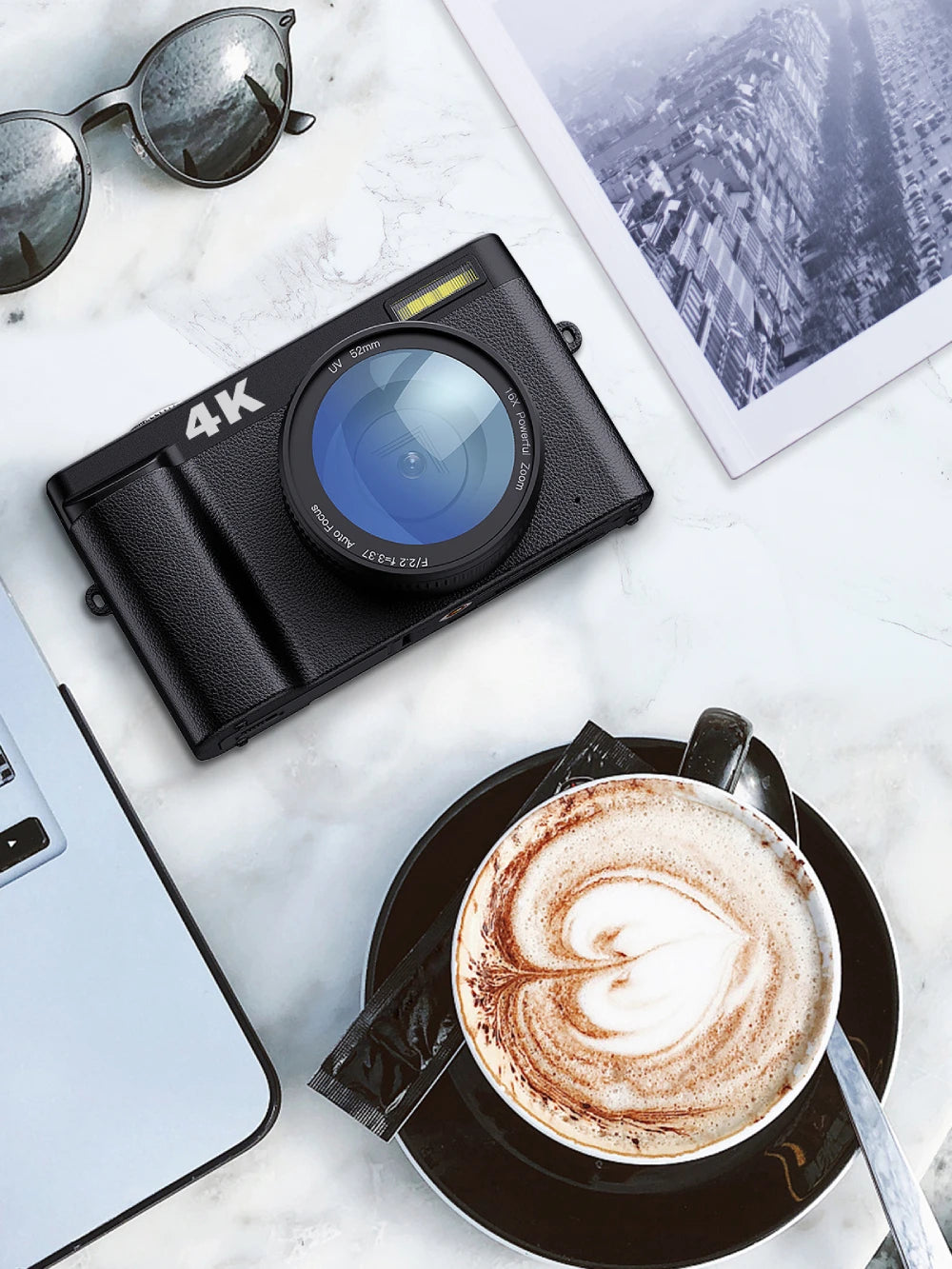 4K Vlogging Camera with Flip Screen