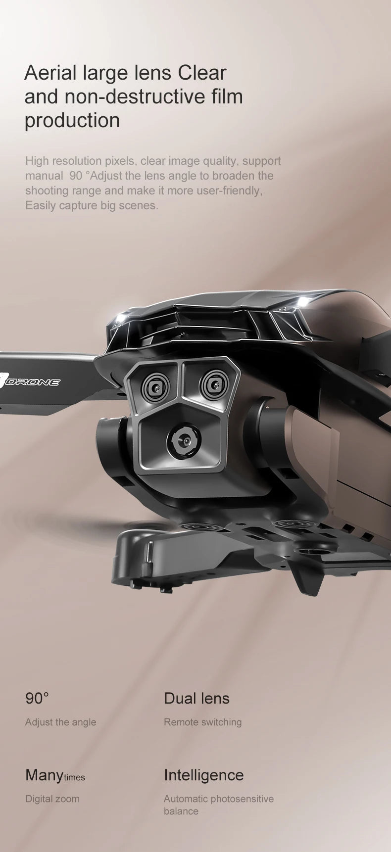 Lenovo D88 8K Dual Camera Drone
