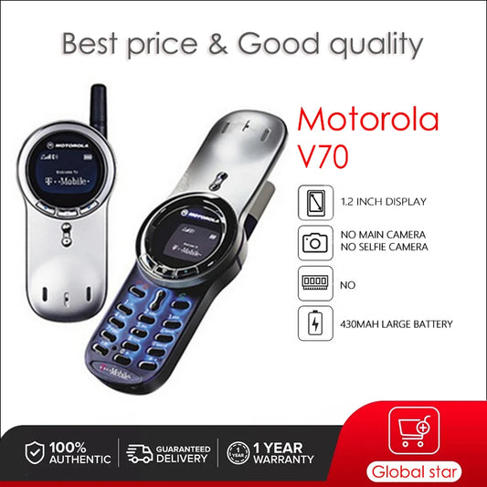 Motorola V70 Unlocked Refurbished Phone