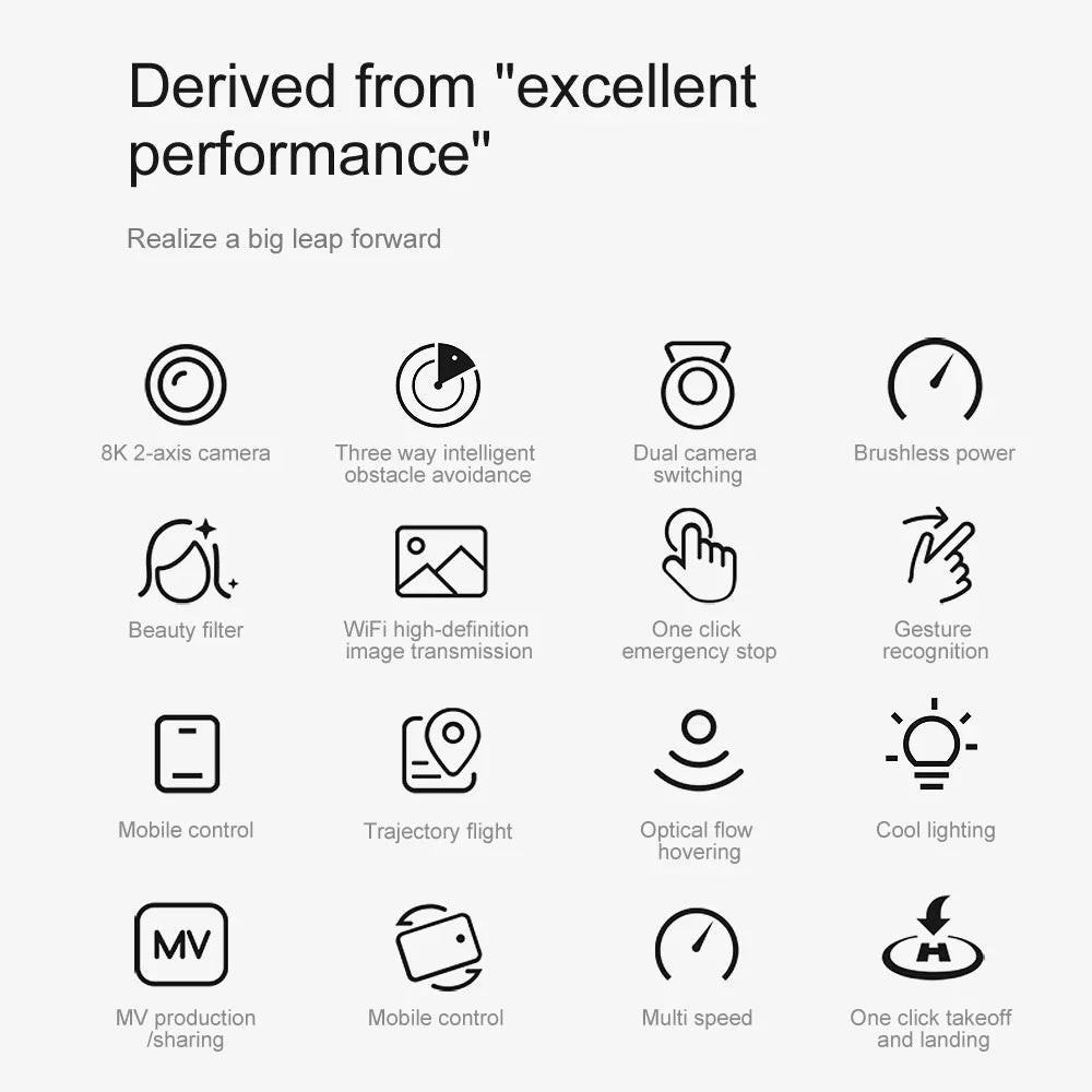 V166 Mini 8K FPV Drone