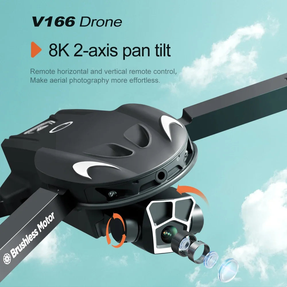 V166 Mini 8K FPV Drone