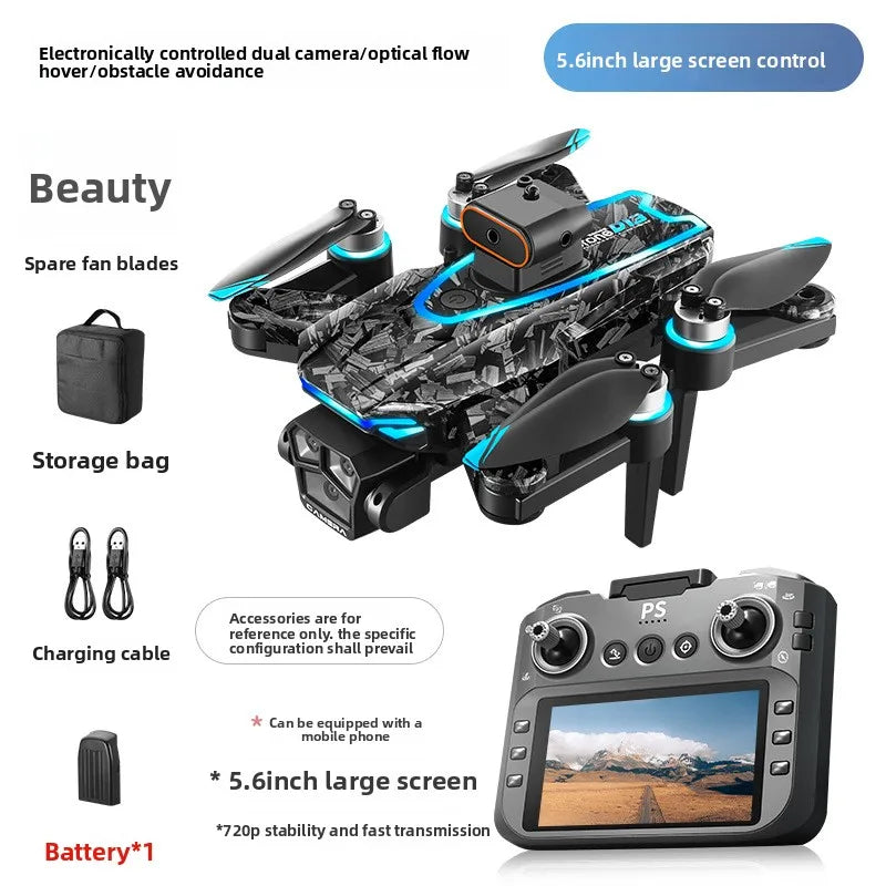 D13 Drone with 5.6" Screen & Obstacle Avoidance