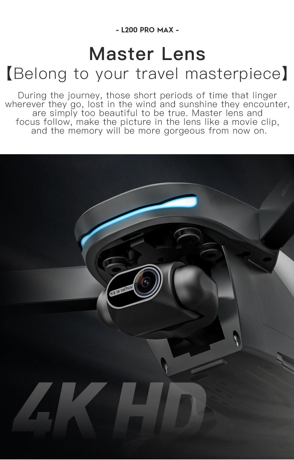 L200 Pro Max 4K GPS Drone