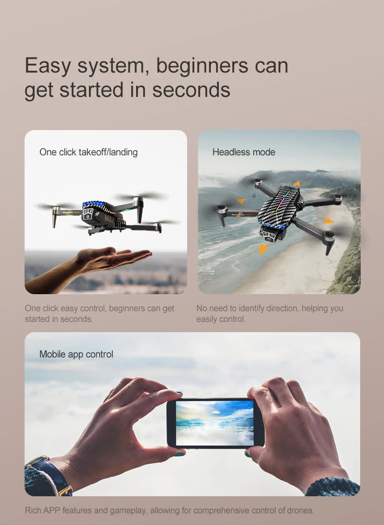 D9 Brushless 4K Drone with EIS