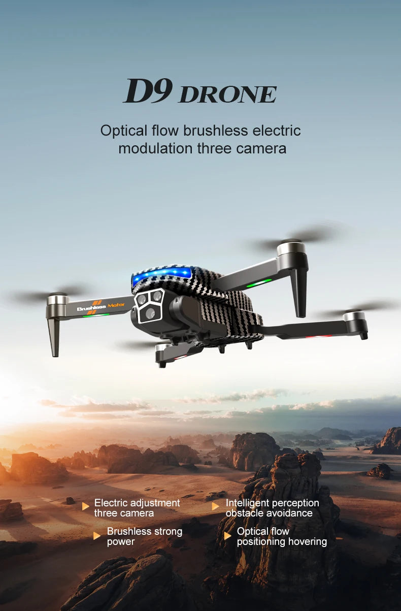 D9 Brushless 4K Drone with EIS