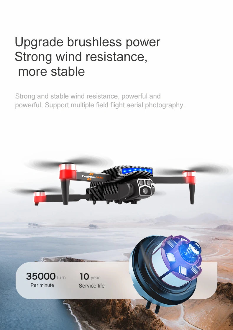 D9 Brushless 4K Drone with EIS