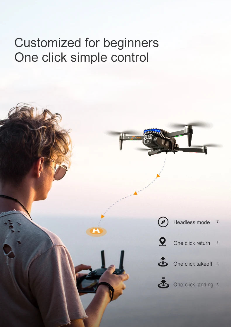 D9 Brushless 4K Drone with EIS