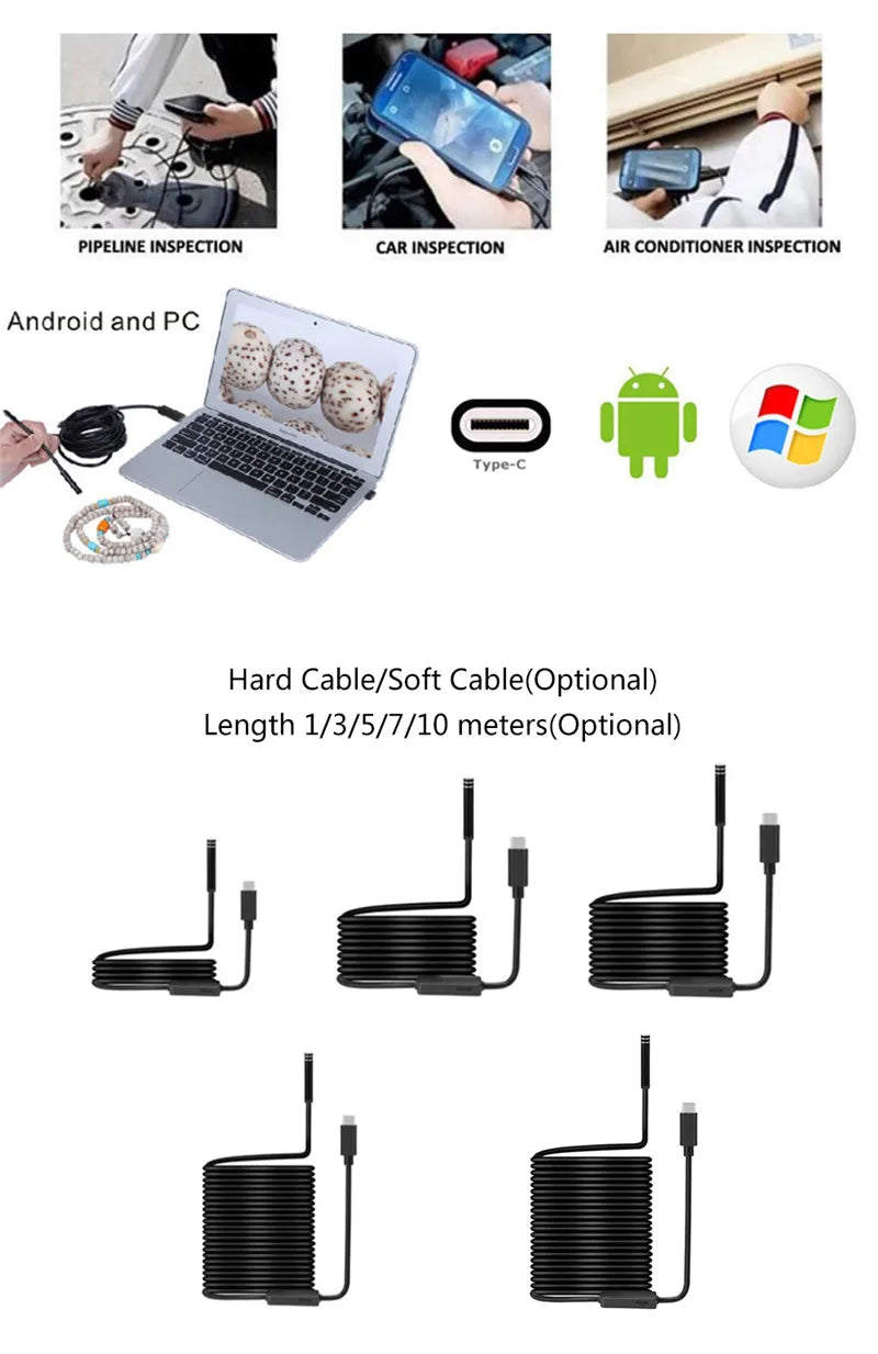 Type-C USB Endoscope Inspection Camera