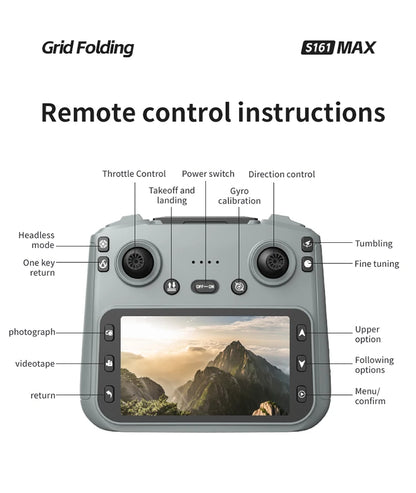 S161 Dual Camera Obstacle Avoidance Drone