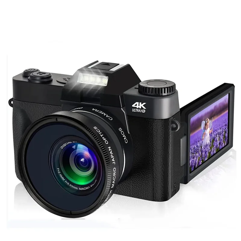 CABE 4K HD Camcorder with Flip Screen
