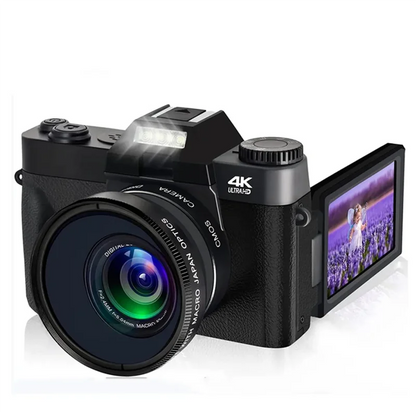 CABE 4K HD Camcorder with Flip Screen