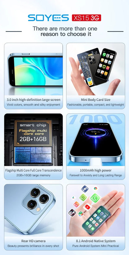 SOYES XS15 Mini 3G Smartphone