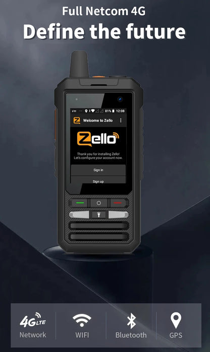 ANYSECU W8Pro 4G Android Network Radio Satellite Phone