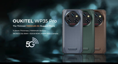 Oukitel WP35 Pro 5G Rugged Satellite Phone