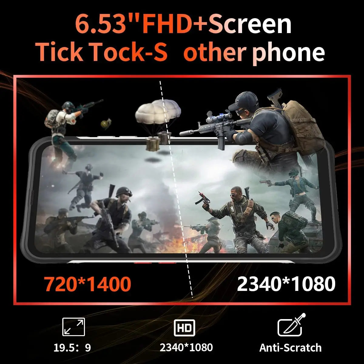 Unihertz Ticktock S 5G Rugged Satellite Phone