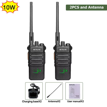 Retevis RT86 10W Long Range Walkie Talkie