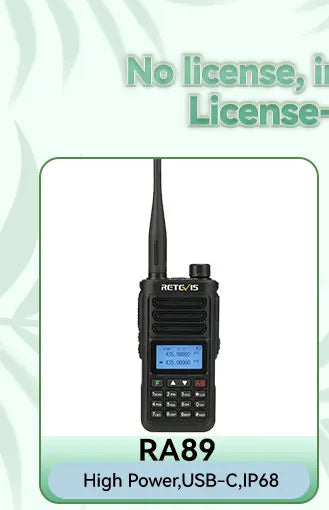 Retevis RT86 10W Long Range Walkie Talkie