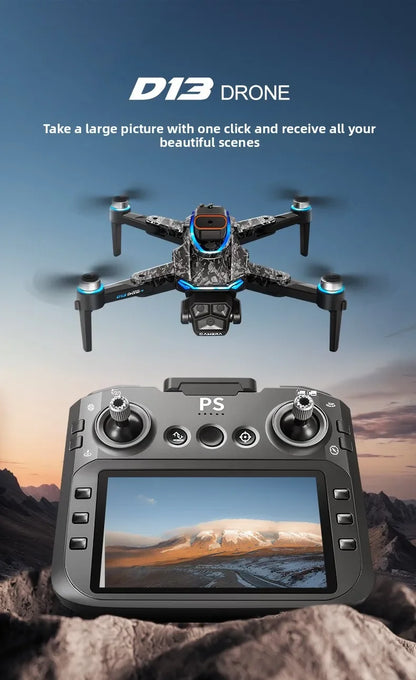 D13 Drone with 5.6" Screen & Obstacle Avoidance