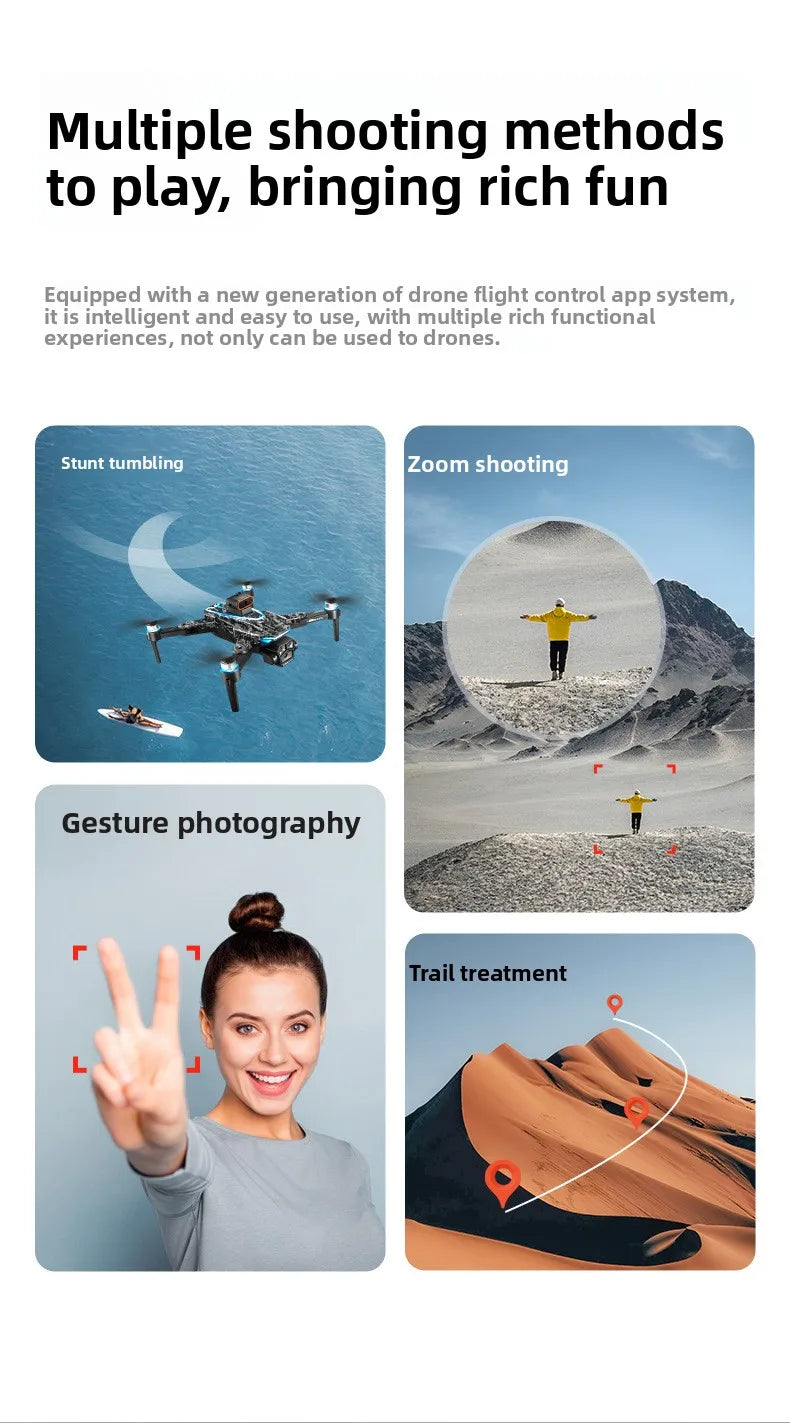 D13 Drone with 5.6" Screen & Obstacle Avoidance