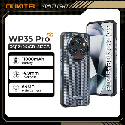 Oukitel WP35 Pro 5G Rugged Satellite Phone