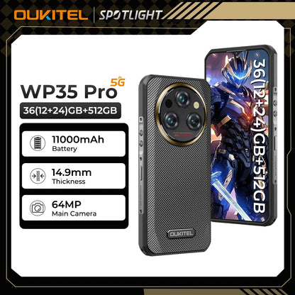 Oukitel WP35 Pro 5G Rugged Satellite Phone