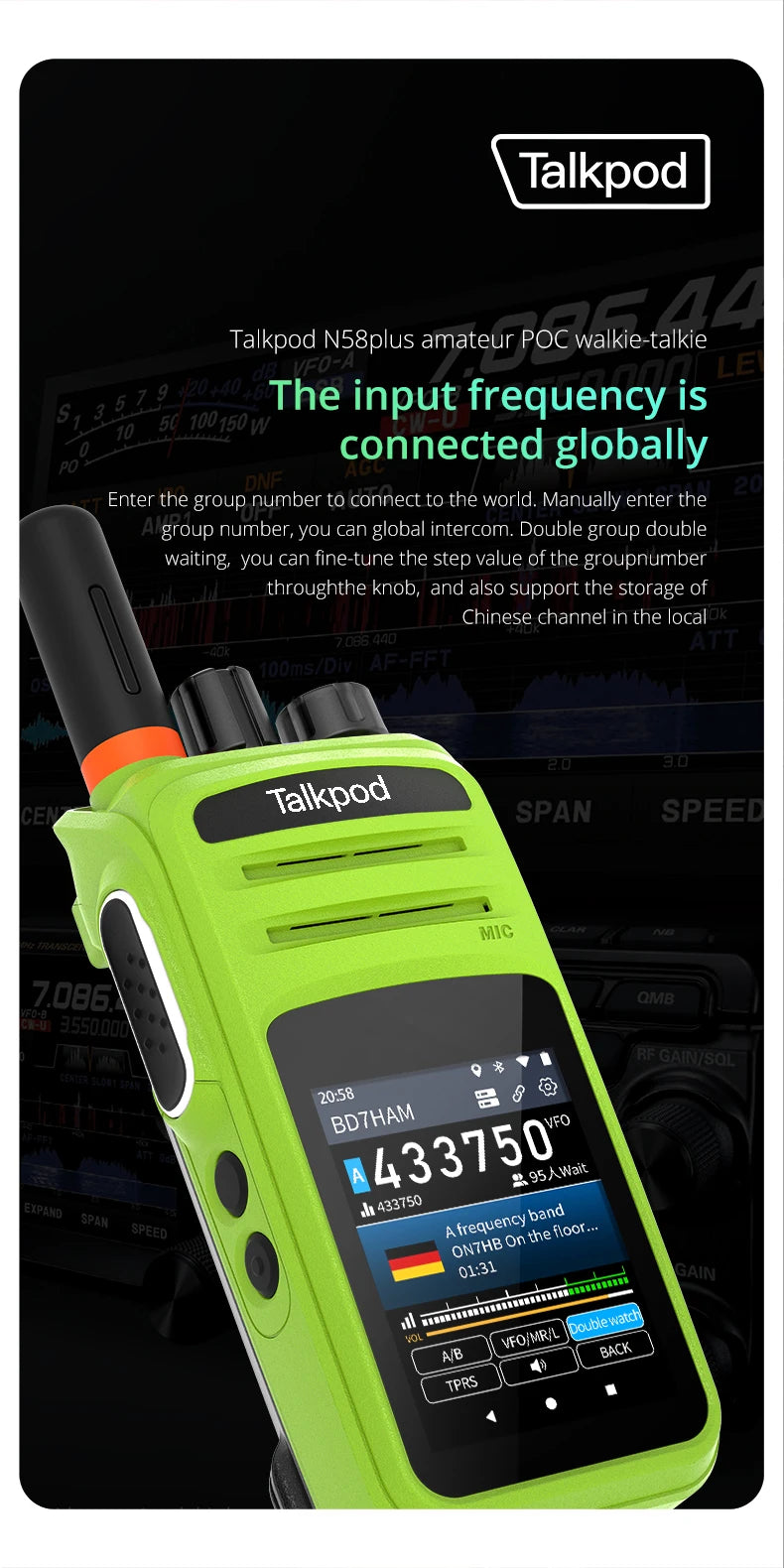 Talkpod N58PLUS 4G Network Radio Phone