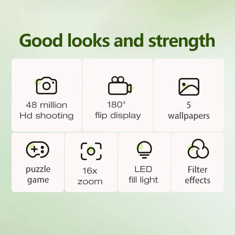 4K HD Flip Screen Digital Camera