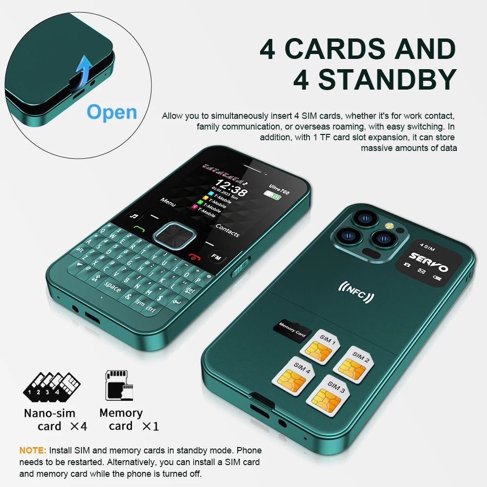 SERVO Ultra700 QWERTY Mobile Phone