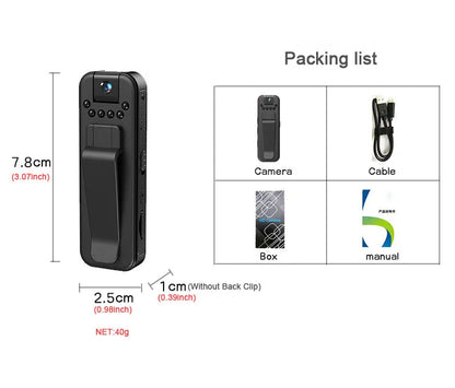 WiFi 1080P Mini Body Camera