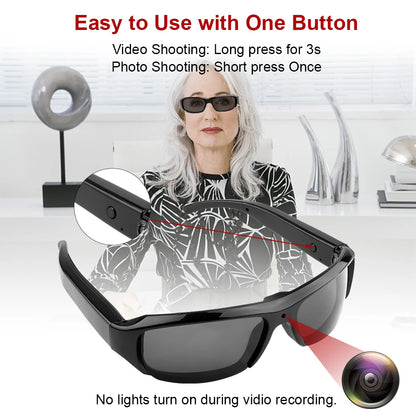 HD 1080P Glasses Mini Camera