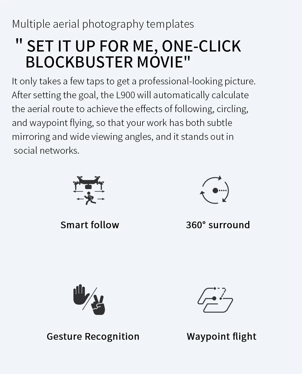 L900 Pro 4K Dual Camera Drone
