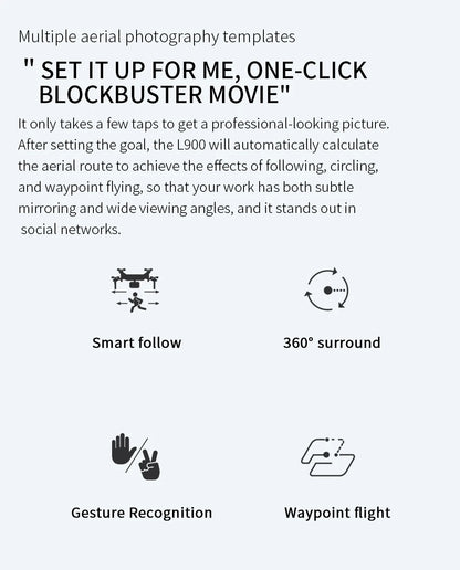 L900 Pro 4K Dual Camera Drone