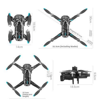 D13 Drone with 5.6" Screen & Obstacle Avoidance