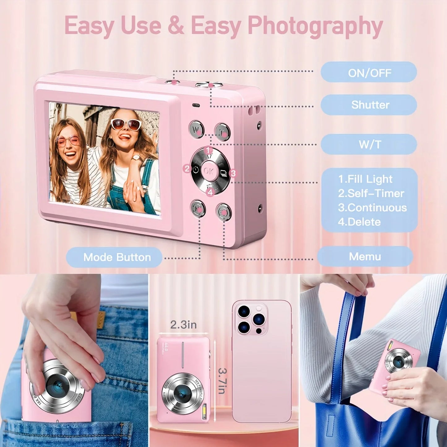 Xiaomi 44MP Mini Digital Camera