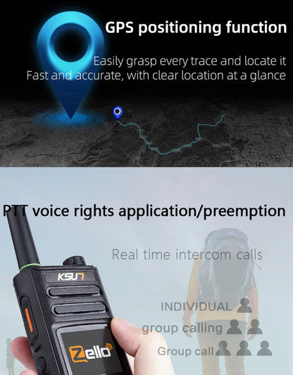KSUT ZL18 4G POC Walkie Talkie