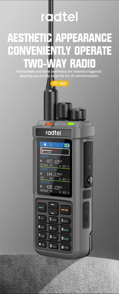 Radtel RT-880G 10W APRS+GPS Ham Radio