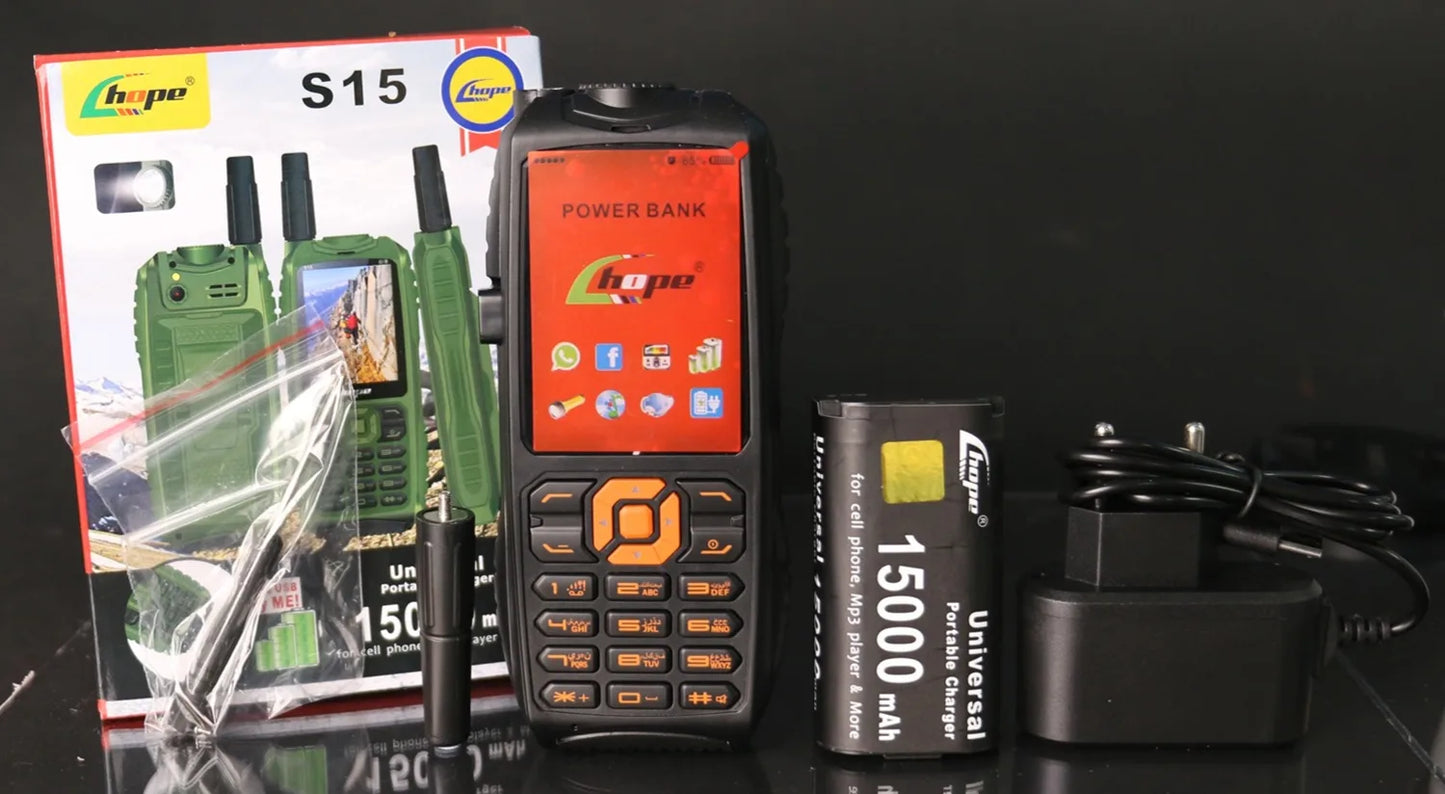 Military Rugged Triple SIM Feature Phone
