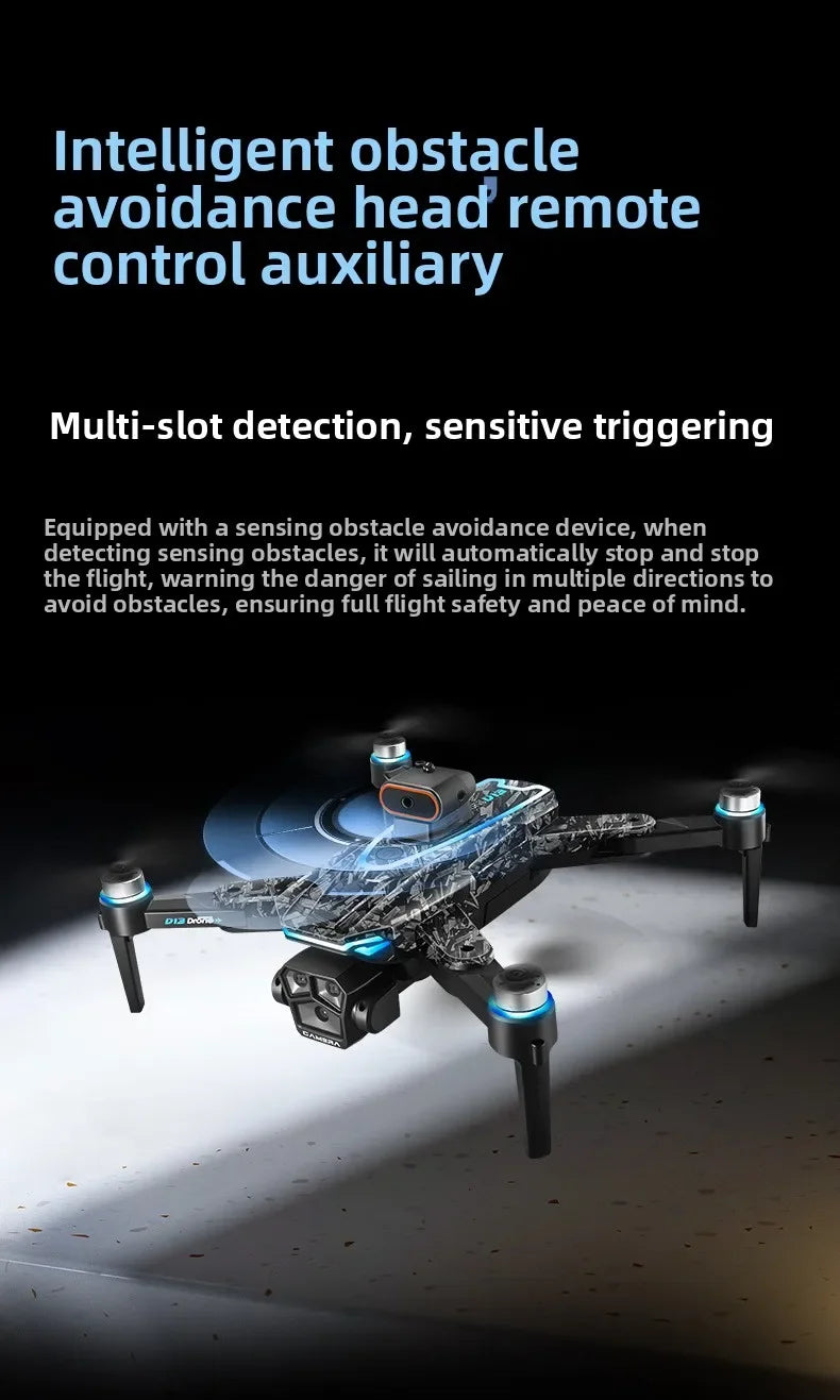 D13 Drone with 5.6" Screen & Obstacle Avoidance