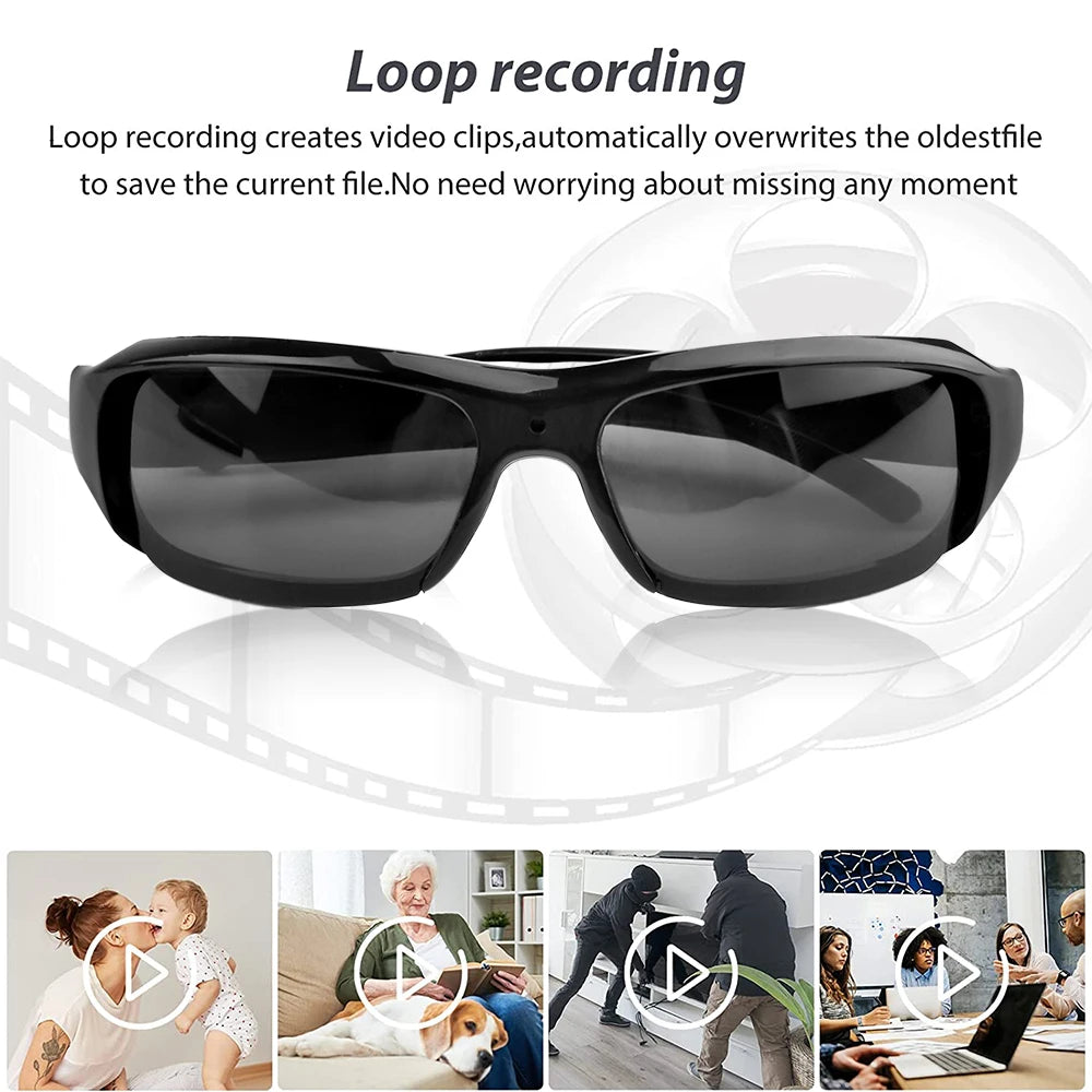 HD 1080P Glasses Mini Camera