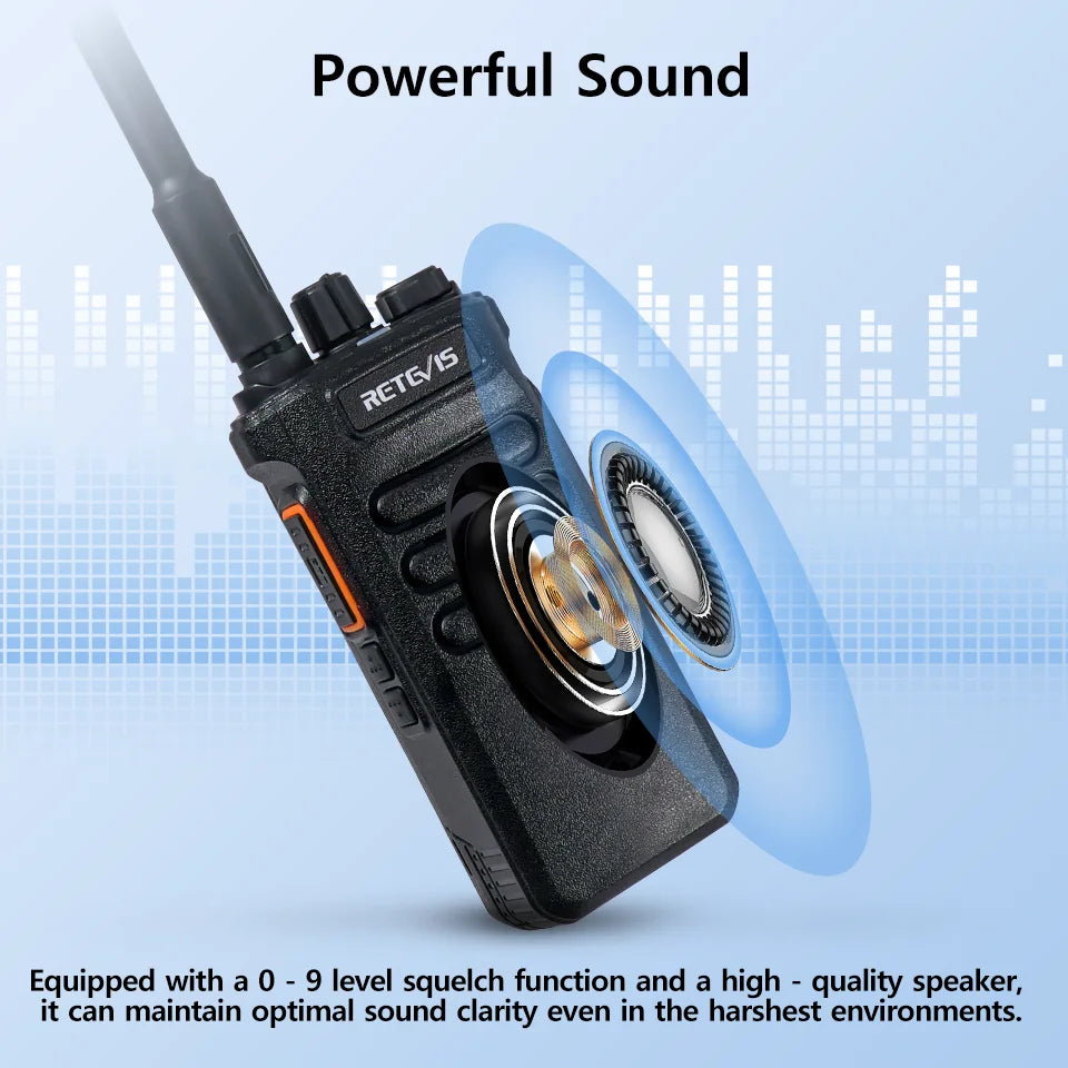 Retevis RT86 10W Long Range Walkie Talkie