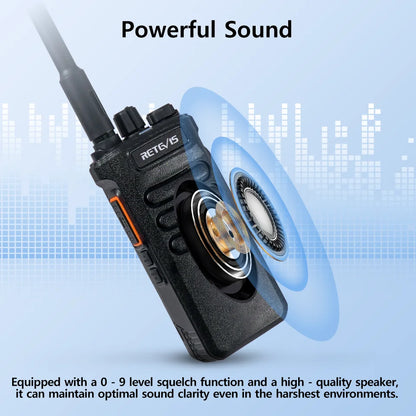 Retevis RT86 10W Long Range Walkie Talkie